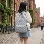 Shoulder Bag, For Students Blue - Image 3