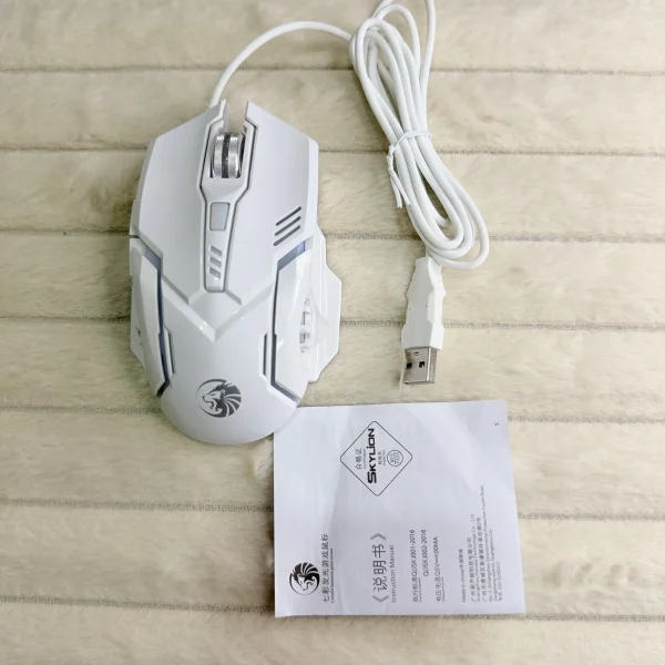 SKYLION Competitive Gaming Mouse - White
