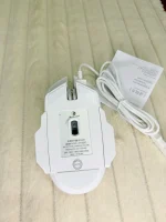 SKYLION Competitive Gaming Mouse - White - Image 4