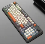 K82 USB Wired Gaming RGB Keyboard With Number Pad 94 Keys - SHIMMER